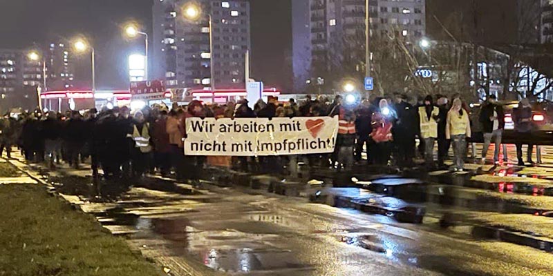 Montagsdemo am 21.2.2022